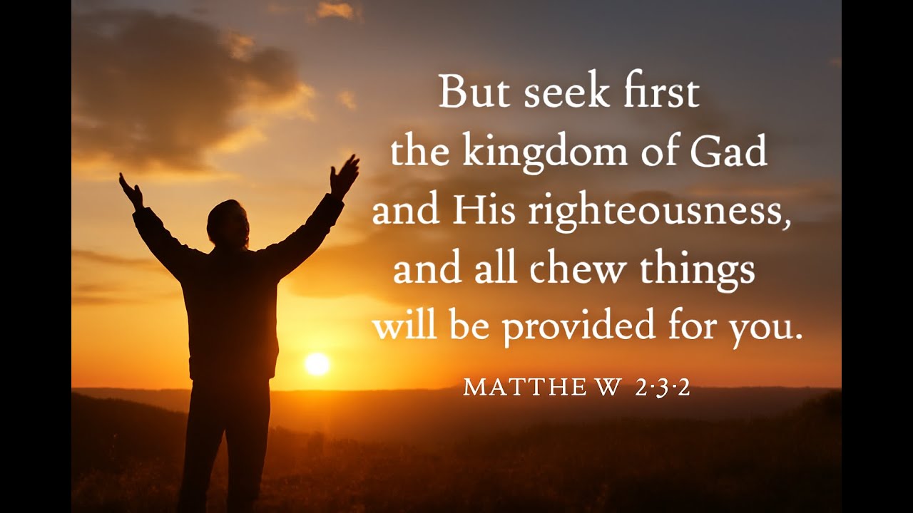 Seek First the Kingdom of God | Powerful Bible-Based Worship Song Inspired by Matthew 6:33 Seek First the Kingdom of God | Powerful Bible-Based Worship Song Inspired by Matthew 6:33
