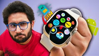 Android OS in Apple Watch Ultra😅 - FireBoltt Oracle Smartwatch (Wristphone)