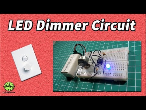 Vidéo: Circuit de gradateur à DEL - 555 projets de minuterie : 5 étapes