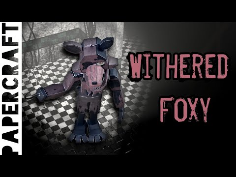 Boneco Five Nights At Freddy Withered Foxy Bonnie Springtrap