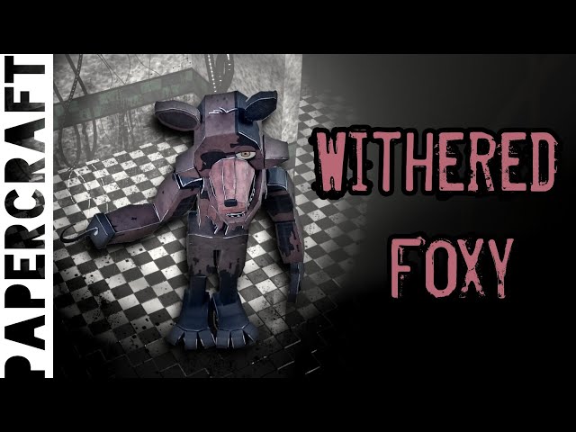 Withered Bonnie Five Nights At Freddy's 2 Papercraft