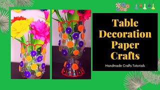 Plastic Bottle Craft Ideas for Room and Table Decoration