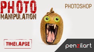 Photo Manipulation in Tutorial Photoshop cc 2020 - (timelapse)