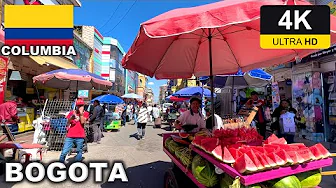 【4K】BOGOTA Walking Tour / 🇨🇴 Columbia