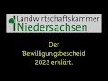 Bewilligungsbescheid 2023  gewusst wie