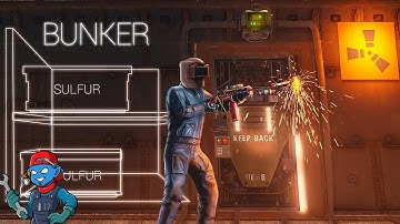 Reconnectable Rust Industrial Bunker 2023