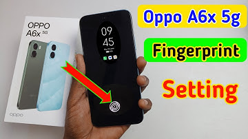 oppo a6x 5g in display fingerprint setting/oppo a6x 5g fingerprint screen lock/fingerprint sensor