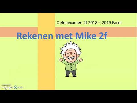 Oefen examen rekenen 2f Facet 2018 - 2019 deel 1/5