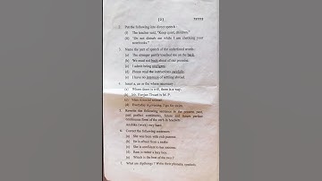 #HNBGU English Language 1st semester Question Paper 2021-22