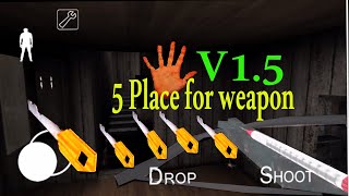 5 easy Way to find Weapon Key in granny ( update version 1.5) Granny Horror Game