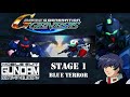 SD Gundam Genesis Story Mode Playthrough - Blue Destiny Stage 1