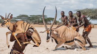Hadzabe Tribe Hunt And Eat Giant Antelope The Survival Story Of The Hadzabe Tribe