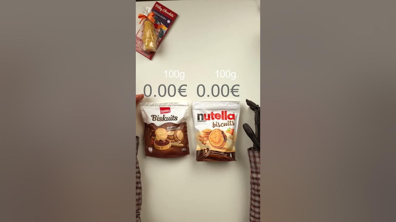 Nutella Biscuits vs. Lidl Biskuits - YouTube