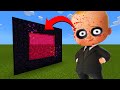 How to make a portal to the cursed boss baby dimension in minecraft