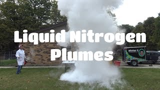 Liquid Nitrogen Clouds and Plumes | Backyard Science Experiment | Mister C