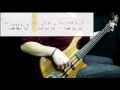 Radiohead  creep bass cover play along tabs in