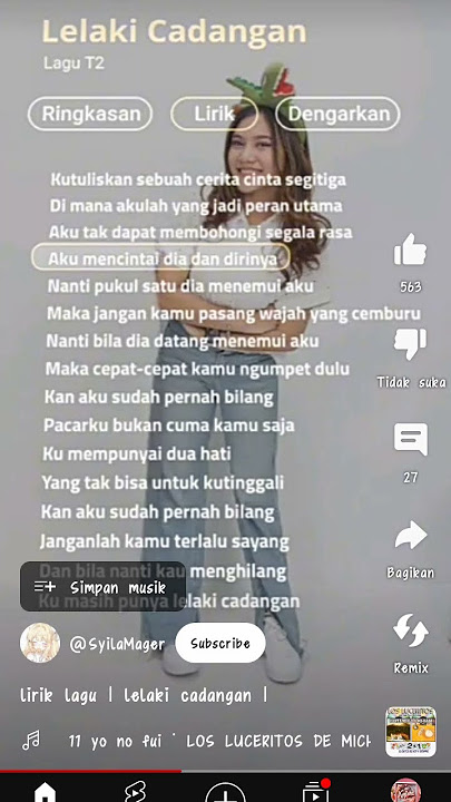 kutulis kan sebuah cerita cinta segitiga dimana aku lah yang jadi peran utama aku fyp