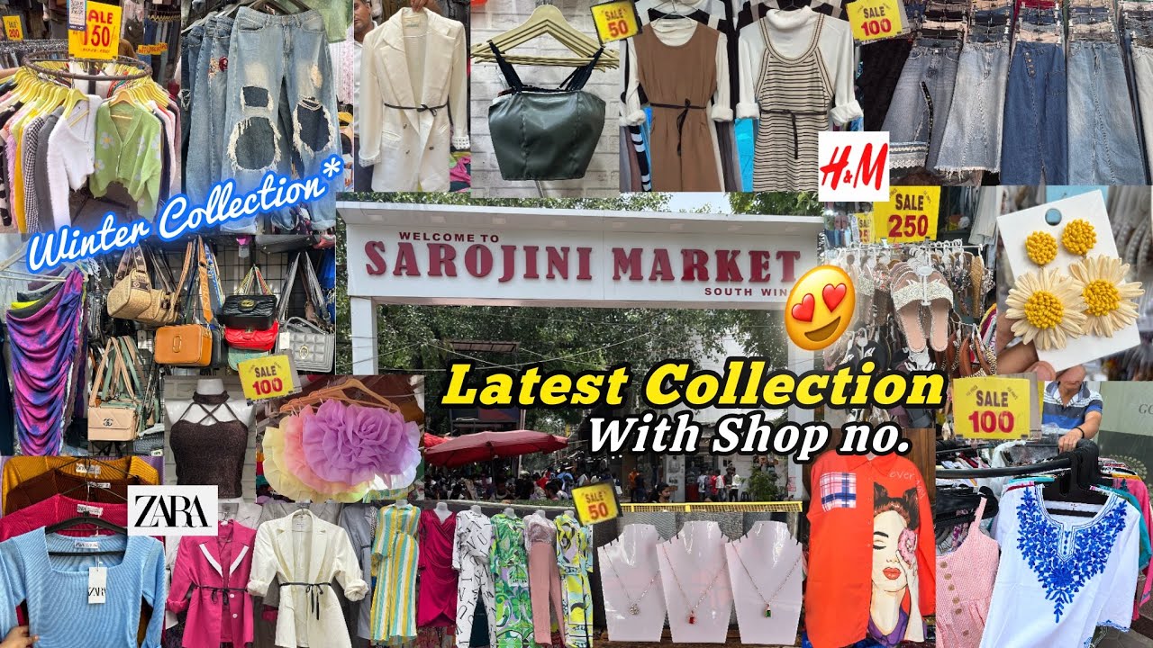 Sarojini Nagar Market Delhi | Latest Collection 2024 With Shop Number #sarojininagarmarketdelhi