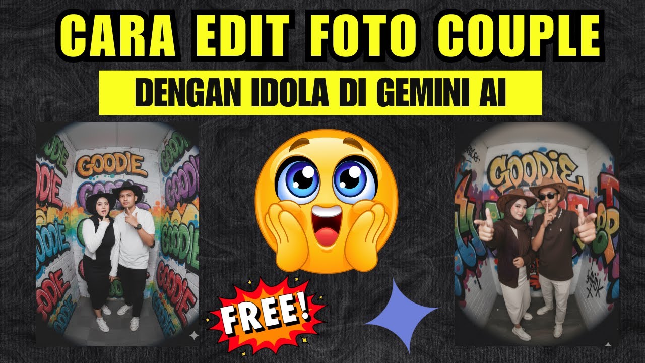 Cara Edit Foto Pasangan Ala Photobooth Viral Menggunakan Gemini AI