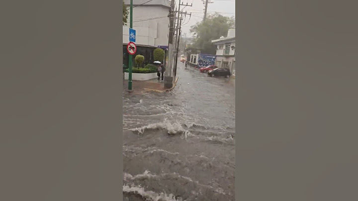 Así se inundó Insurgentes Sur en la Ciudad de México