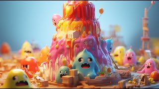 Om Nom Tower 3D | Собираем Слова «Башня» И «Мастер». Это Не Самое Сложное, Но…