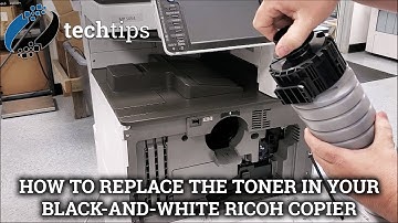 How to replace the toner in your black-and-white Ricoh copier || Office Systems Tech Tips