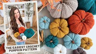 Easiest Crochet Pumpkin Pattern for Beginners | Quick & Easy Fall Crochet