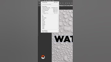 Creating a Realistic Water Text Effect in Photoshop