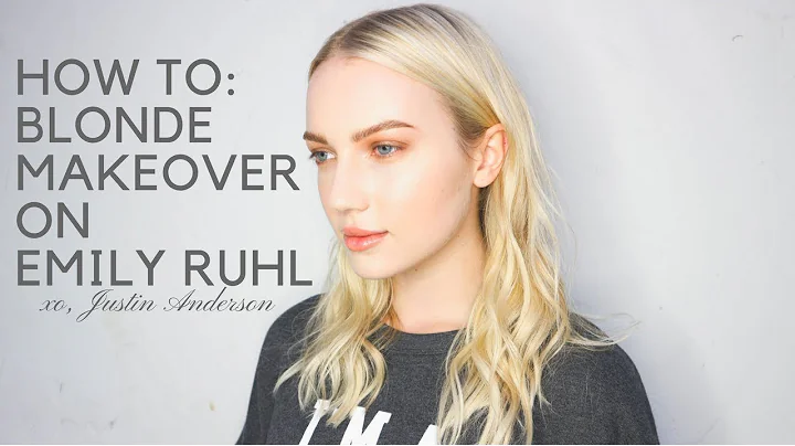 HOW TO: BLONDE MAKEOVER ON EMILY RUHL