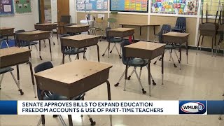 Senate approves bills to expand EFAs, use of part-time teachers in NH
