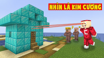 Minecraft Nhưng Nhìn Là Kim Cương