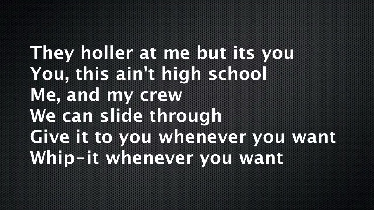 Nicki Minaj High School lyrics YouTube