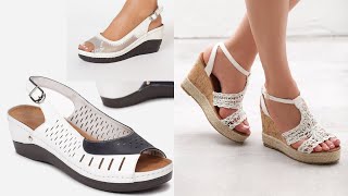 SUPER STYLISH AND COMFORTABLE DESIGNS OF WEDGE SANDALS||What to wear wedge sandals? Work version screenshot 5