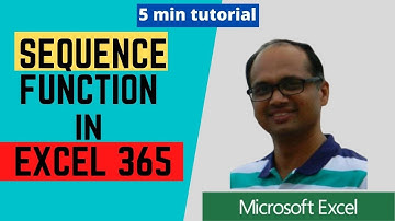 How to use SEQUENCE function in Excel 365