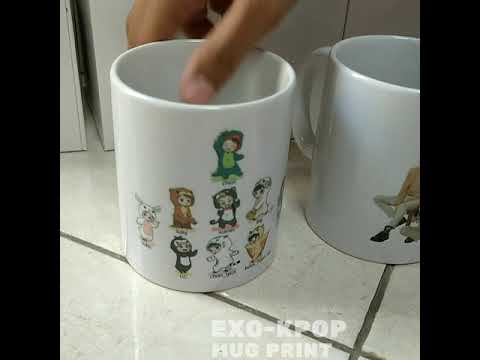  EXO  Kpop Aksesoris Gelas  Mug Digital Printing YouTube