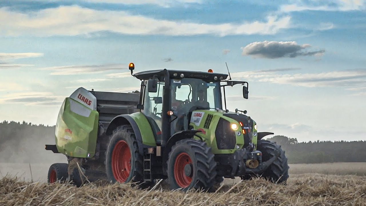 🇵🇱Oporowe Prasowanie Słomy 2023🔥Zestaw Claasa w Akcji✔Agro Awuus✔
