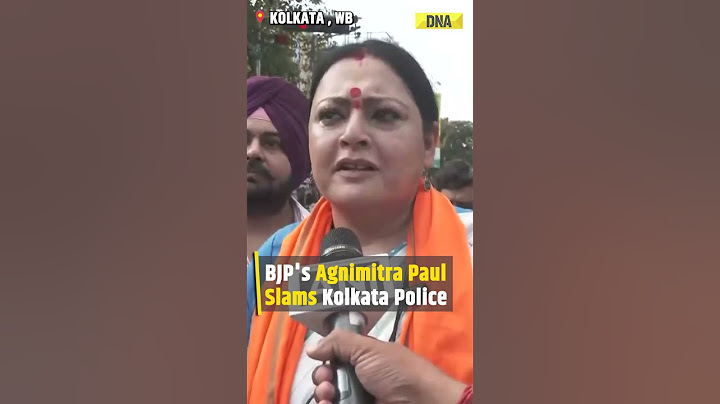 Bangla Bamdh: BJP's Agnimitra Paul's Big Attack On Kolkata Police Over Nabanna Protest | West Bengal