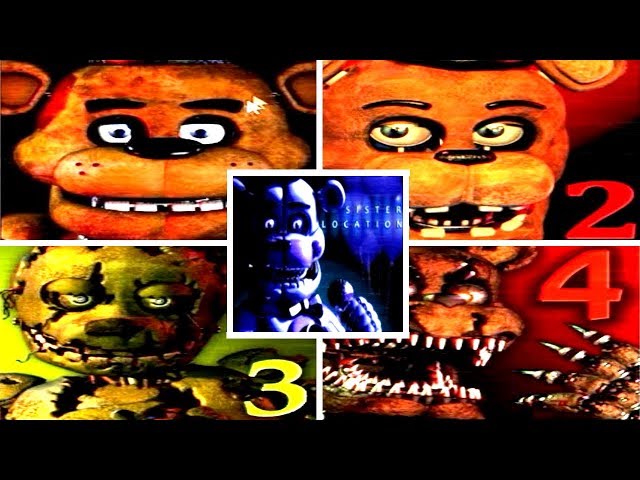 FNaF 1,2,3,4, SL quiz Flashcards