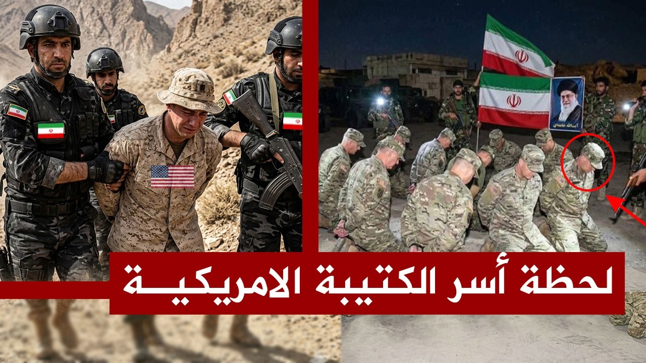 الجيش الإيراني يأسر كتيبة امريكية عددها 70 جندي في ايران ، وقائد الكتيبة يعترف باعتراف مفاجئ