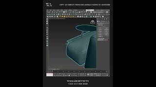 How to copy an object from one 3Dsmax Scene to another #learn #3dsmax #realisticrender