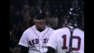 SEA@BOS: Clemens sets MLB record with 20 strikeouts
