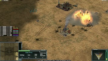 Command & Conquer Generals Zero Hour gameplay and replay.
