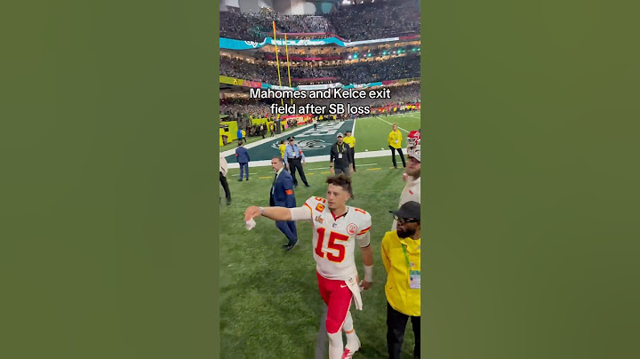 Mahomes and Kelce after SB LOSS #nfl #superbowl #eagles #chiefs #patrickmahomes #traviskelce