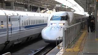 700系引退記念車体装飾・N700A(G51編成)試運転・新型コロナ注意喚起テロップ 2020年2月　Tokaido Shinkansen