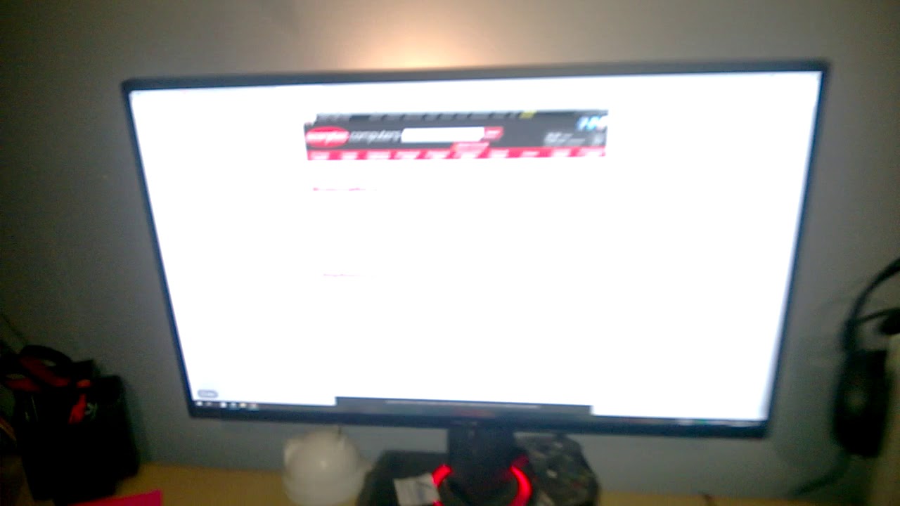 Asus Rog PG279Q Screen flashing / flickers YouTube