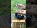 FEUERSCHLAGEN - Flint &amp; Steel - Funkenschläger - Feuerstein &amp; Schlageisen #survival #bushcraft
