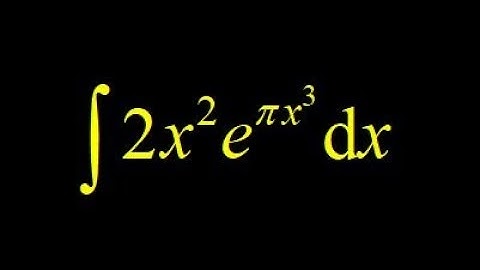 Indefinite integral "chain rule backwards" vs. explicit u-substitution.  Integrate 2x^2*e^(pix^3).