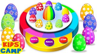 dancing easter eggs on finger family song happy easter for kids