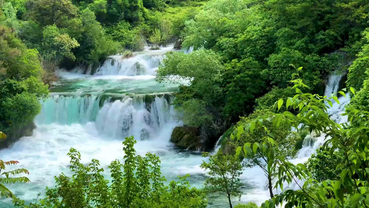 4k Waterfall Video Ultra hd - 4K Relaxing Nature Sounds-Waterfall-10 Hours-White Noise for Sleeping.