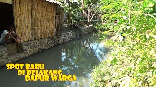 Mancing di spot baru !! Mancing di selokan belakang rumah warga